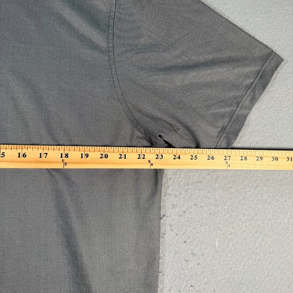 FootJoy Polo Shirt Mens Large‎ Gray Golf Sport Active Sportswear Lightweight - Picture 5 of 11